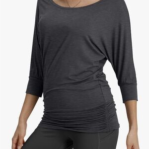 Match Women's Dark Gray Long Sleeve Top